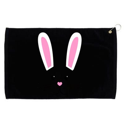 Easter Bunny Big Face Rabbit Grommeted Golf Towel