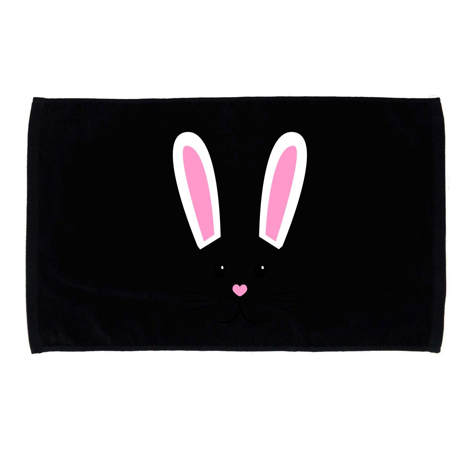 Easter Bunny Big Face Rabbit Microfiber Hand Towel