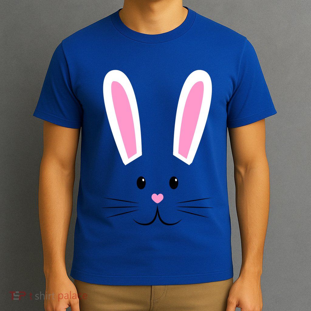 Easter Bunny Big Face Rabbit T-Shirt