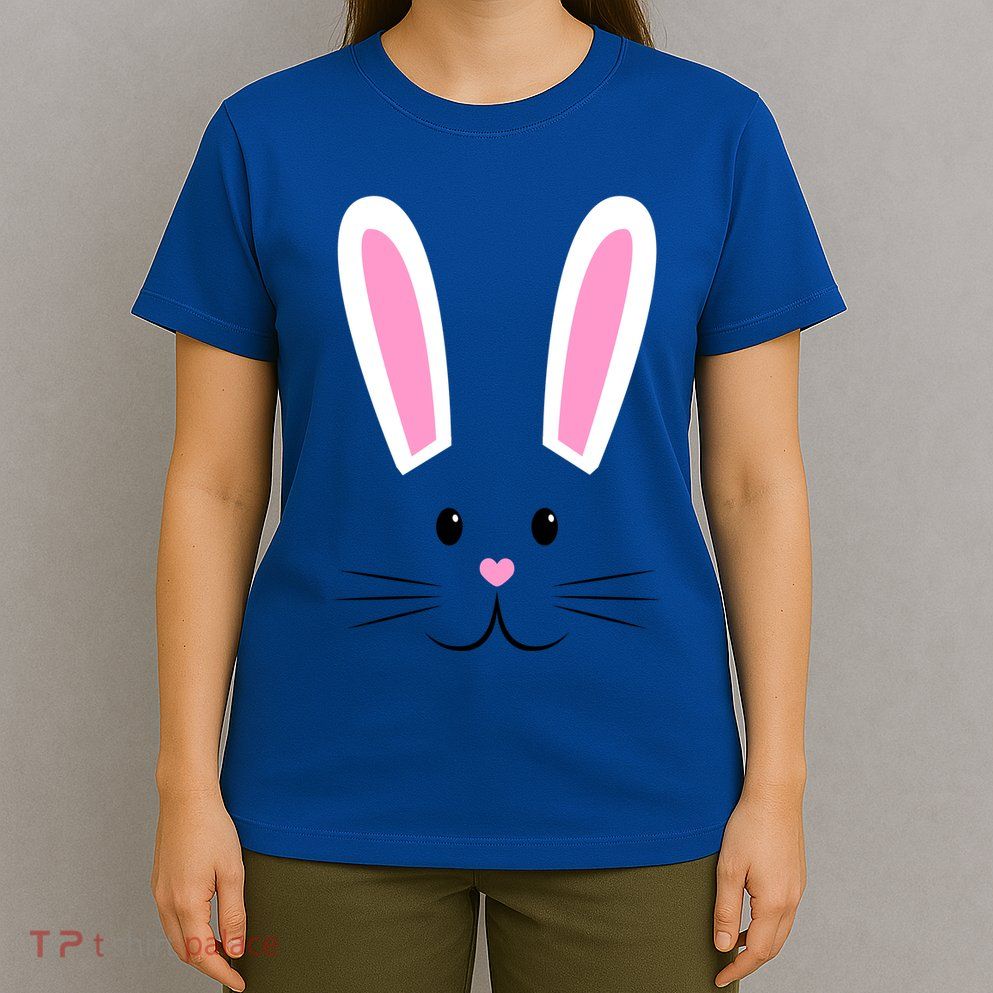 Easter Bunny Big Face Rabbit T-Shirt