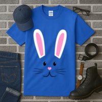 Easter Bunny Big Face Rabbit Tall T-Shirt