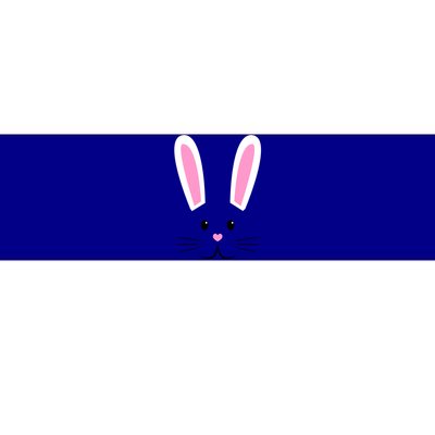 Easter Bunny Big Face Rabbit Bumper Sticker