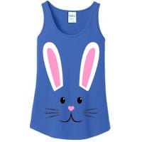 Easter Bunny Big Face Rabbit Ladies Essential Tank