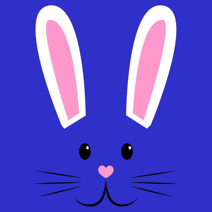 Easter Bunny Big Face Rabbit 16 in Basic Backpack
