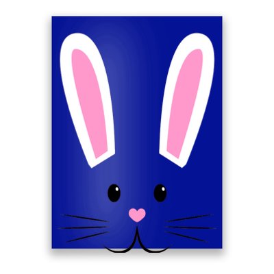 Easter Bunny Big Face Rabbit Poster