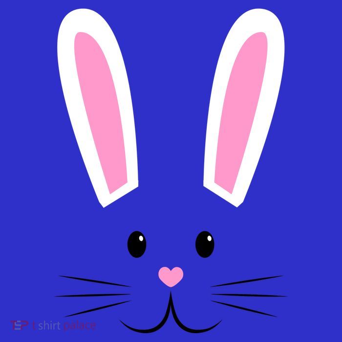 Easter Bunny Big Face Rabbit Toddler Sweatshirt