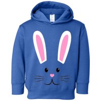 Easter Bunny Big Face Rabbit Toddler Hoodie