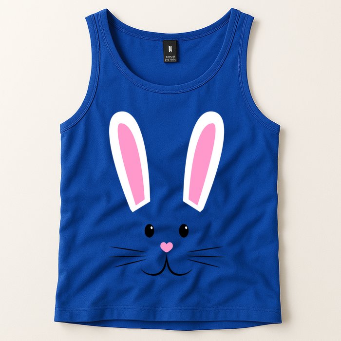 Easter Bunny Big Face Rabbit Tank Top