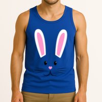 Easter Bunny Big Face Rabbit Tank Top