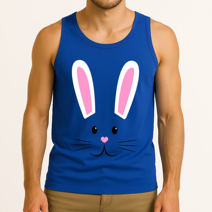 Easter Bunny Big Face Rabbit Tank Top