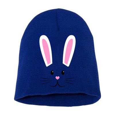 Easter Bunny Big Face Rabbit Short Acrylic Beanie