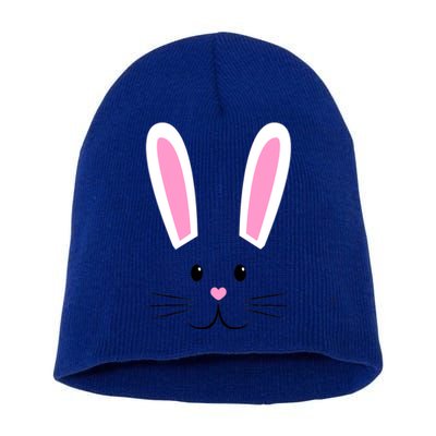 Easter Bunny Big Face Rabbit Short Acrylic Beanie