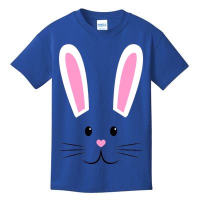 Easter Bunny Big Face Rabbit Kids T-Shirt