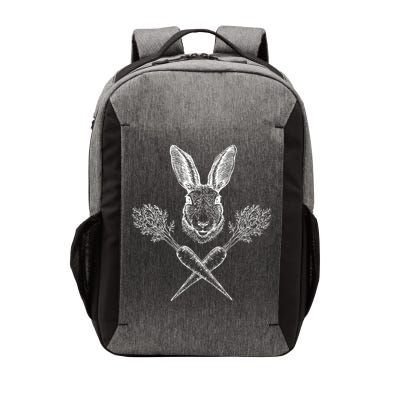 Easter Bunny Carrot Crossbones Vector Backpack