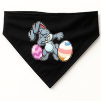 Easter Bunny Dabbing USA-Made Doggie Bandana