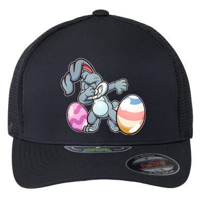 Easter Bunny Dabbing Flexfit Unipanel Trucker Cap