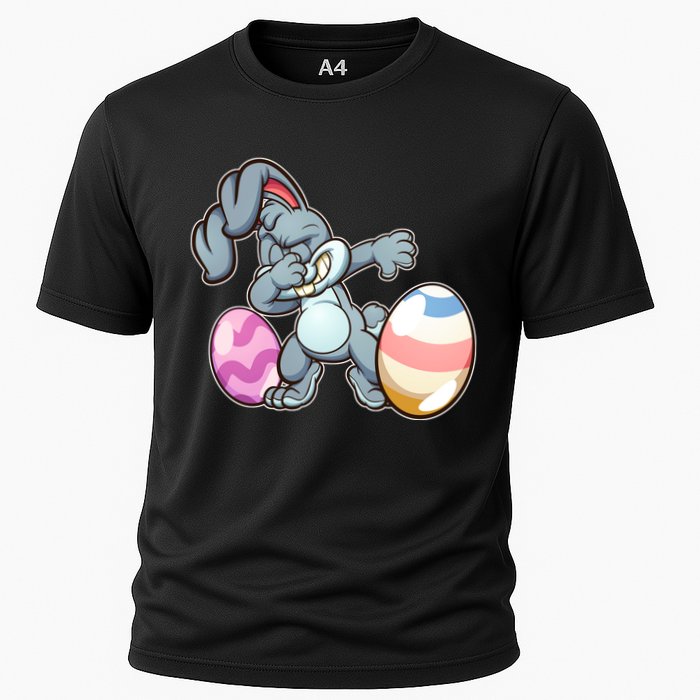 Easter Bunny Dabbing Cooling Performance Crew T-Shirt