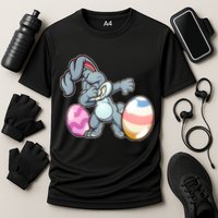 Easter Bunny Dabbing Cooling Performance Crew T-Shirt