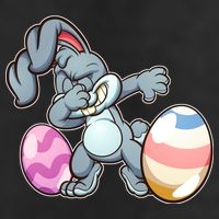 Easter Bunny Dabbing Beanie