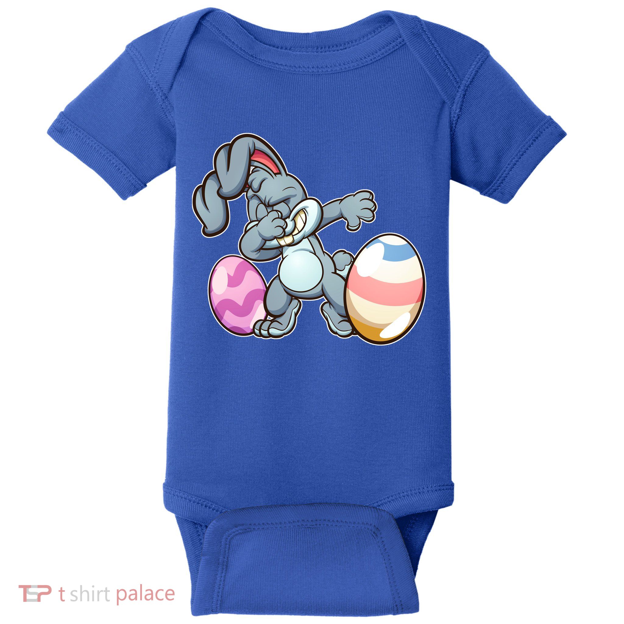 Easter Bunny Dabbing Baby Bodysuit
