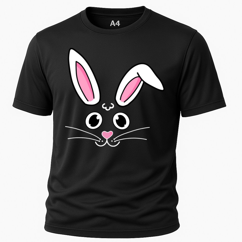 Easter Bunny Face Cooling Performance Crew T-Shirt
