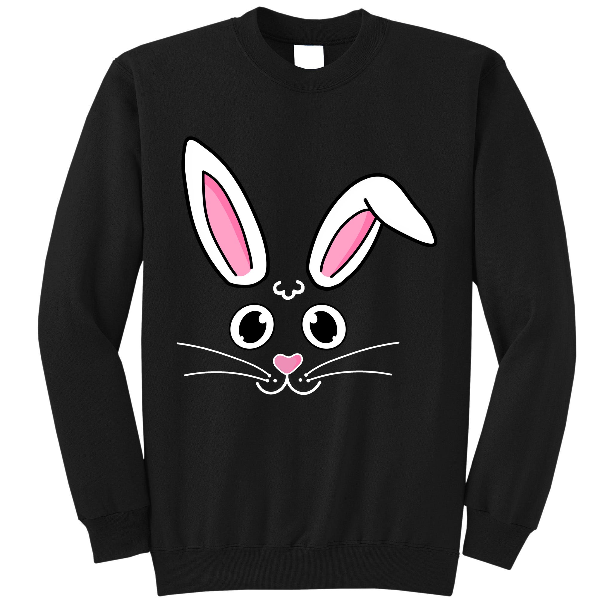 Easter Bunny Face Tall Sweatshirt