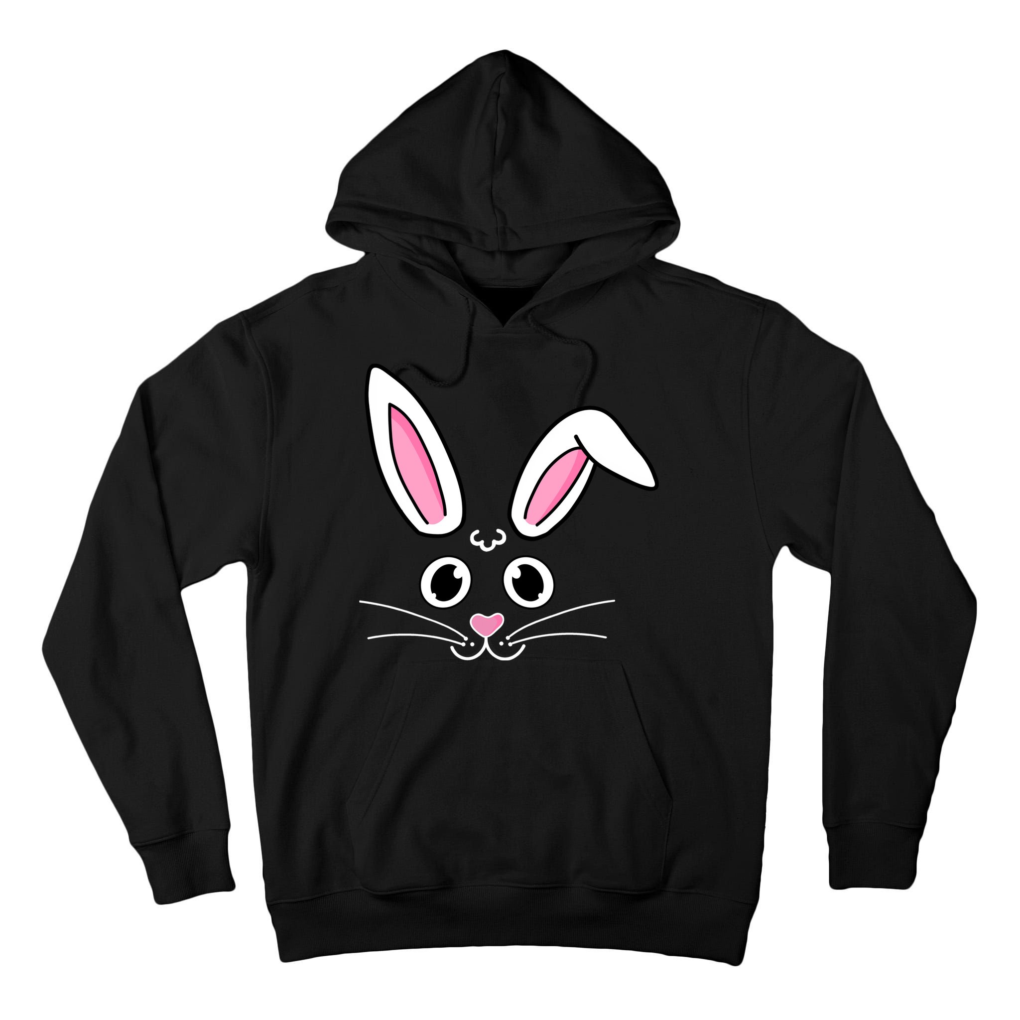 Easter Bunny Face Tall Hoodie