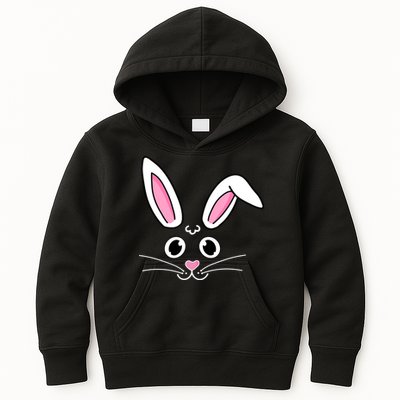 Easter Bunny Face Kids Hoodie