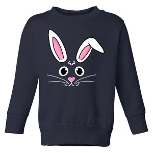 Easter Bunny Face Toddler Sweatshirt