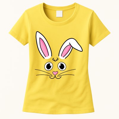 Easter Bunny Face Womens T-Shirt