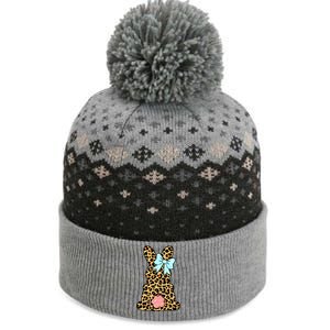 Easter Bunny Leopard Print The Baniff Cuffed Pom Beanie