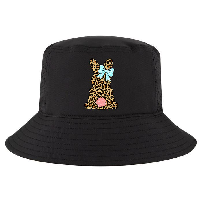 Easter Bunny Leopard Print Cool Comfort Performance Bucket Hat