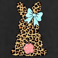 Easter Bunny Leopard Print Cool Comfort Performance Bucket Hat