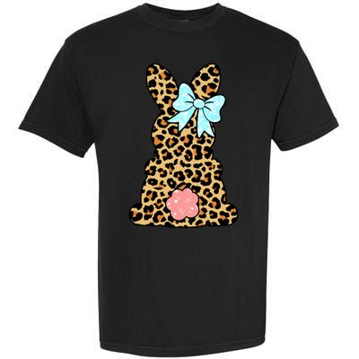 Easter Bunny Leopard Print Garment-Dyed Heavyweight T-Shirt