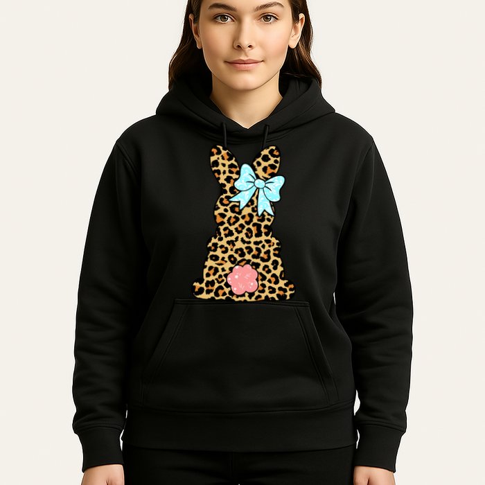 Easter Bunny Leopard Print Hoodie