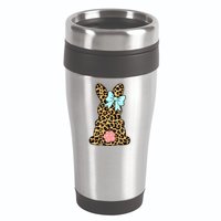 Easter Bunny Leopard Print 16oz Travel Tumbler