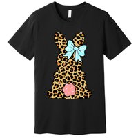 Easter Bunny Leopard Print Premium T-Shirt