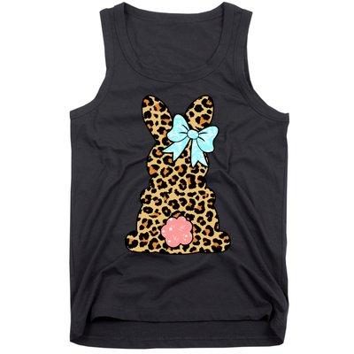Easter Bunny Leopard Print Tank Top