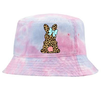 Easter Bunny Leopard Print Tie-Dyed Bucket Hat