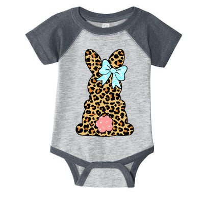 Easter Bunny Leopard Print Infant Baby Jersey Bodysuit