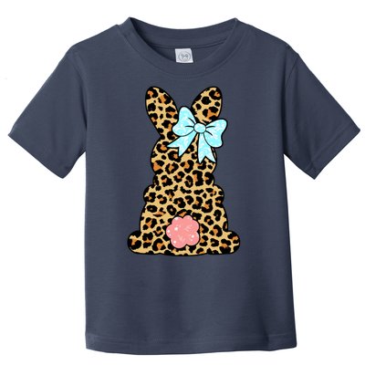 Easter Bunny Leopard Print Toddler T-Shirt