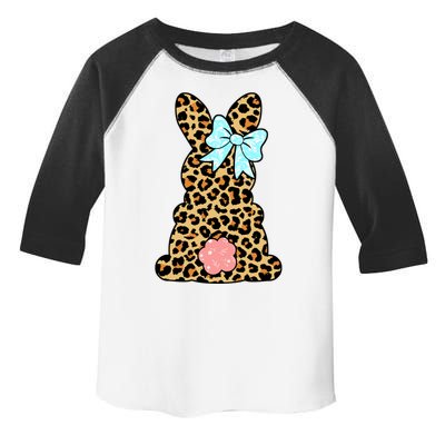 Easter Bunny Leopard Print Toddler Fine Jersey T-Shirt