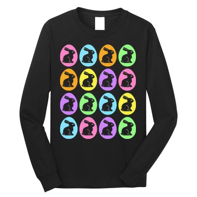 Easter Bunny Rabbit Eggs Long Sleeve Shirt