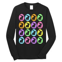 Easter Bunny Rabbit Eggs Long Sleeve Shirt