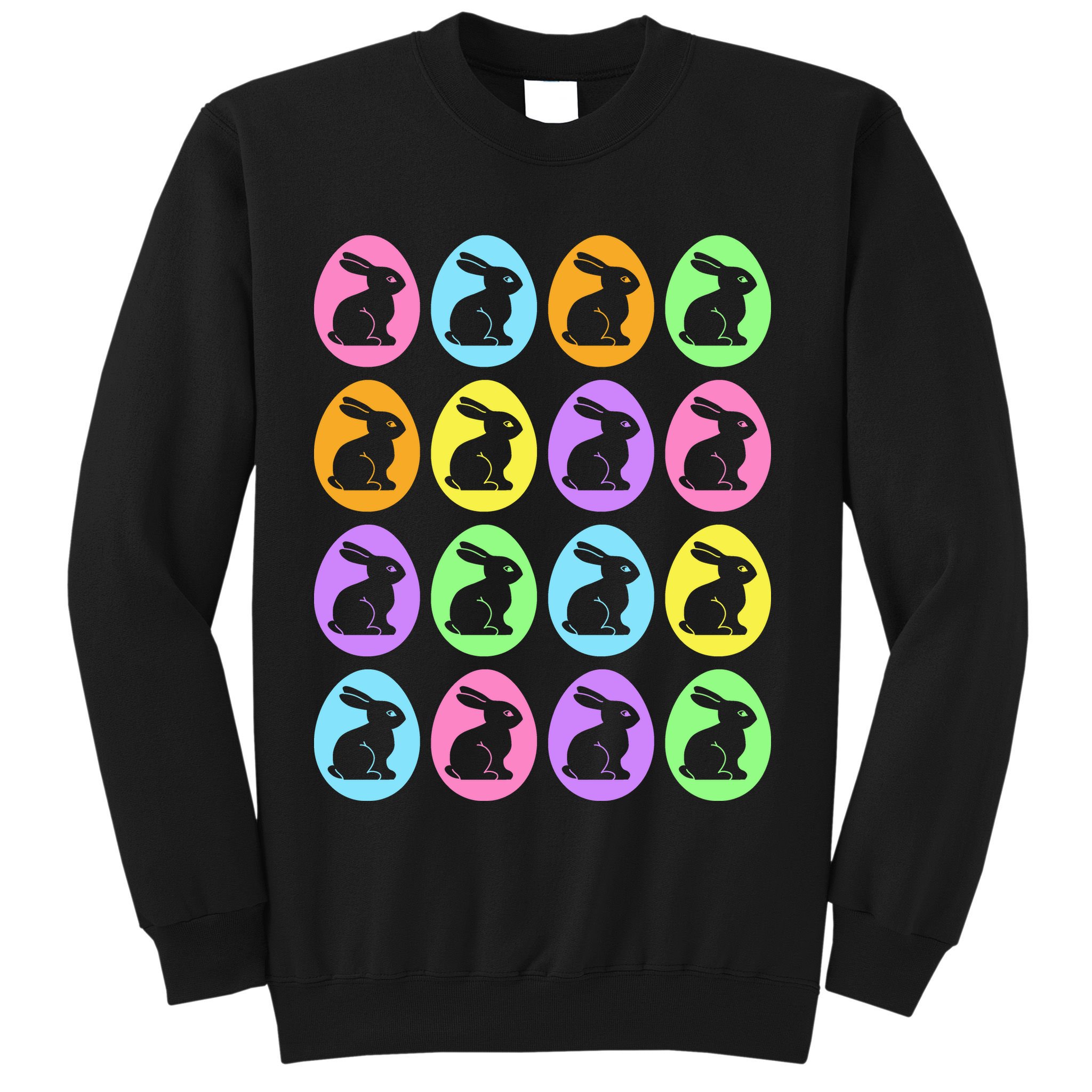 Easter Bunny Rabbit Eggs Sweatshirt