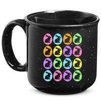 Easter Bunny Rabbit Eggs 15oz Campfire Ceramic Mug