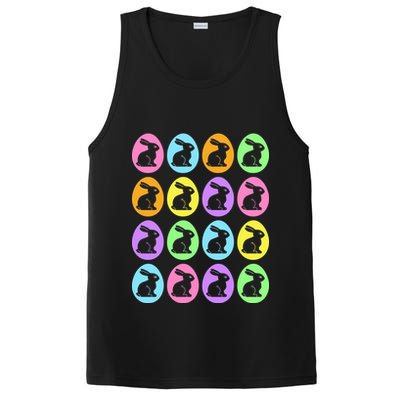 Easter Bunny Rabbit Eggs PosiCharge Competitor Tank
