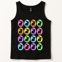 Easter Bunny Rabbit Eggs Tank Top