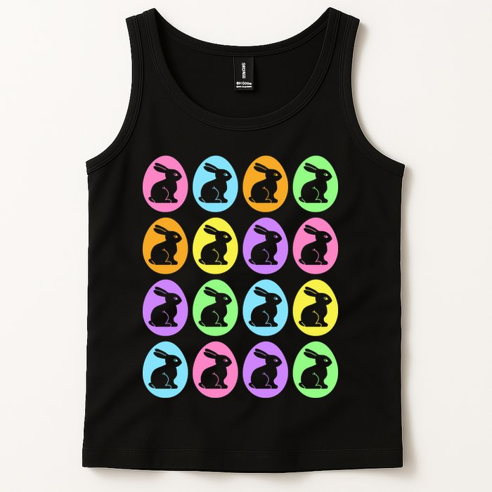Easter Bunny Rabbit Eggs Tank Top