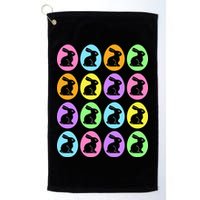 Easter Bunny Rabbit Eggs Golf Towel